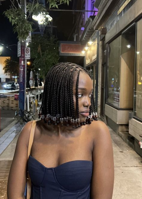 Short Knotless Box Braids, Short Braid Hairstyles, Braided Bob, Short Braid, Short Box Braids Hairstyles, Short Box Braids, Quick Natural Hair Styles, Box Braids Hairstyles For Black Women, Braids Hairstyles Pictures