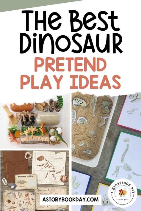 Dinosaur Theme Dramatic Play, Dinasour Dramatic Play, Build Your Own Dinosaur, Dinosaur Dramatic Play Center, Dinosaur Block Center Preschool, Dinosaur Museum Dramatic Play, Dinosaur Inquiry Kindergarten, Dinosaur Centers Preschool, Dinosaur Dramatic Play