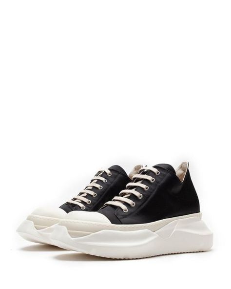 Rick Owens DRKSHDW Satin Abstract Low Sneaks in Black for Men | Lyst Low Top Rick Owens, Rick Owens Converse Low Top, Black Rick Owens Shoes, Rick Owens Ramones Low, Rick Owens Footwear, Rick Owens Drkshdw, Online Sales, Low Top, Rick Owens