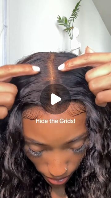 Afsisterwig store on Instagram: "Wig hack to hide the grids❤❤
.
Like and follow for more hair inspo
IG @lovelybryana 
.
Glueless wigs + drawstring wig hack #linkinbio 
Season sale ongoing DM us
.
------------------------------
Wig experts and hair factory owners🤍

#wighack #wiginstall #gluelesswig #invisibleknotswig #drawstringwig" Glueless Wigs, Bad Decisions, Haircuts With Bangs, Birthday Wishlist, My Wedding, Put On, Follow For More, Hair Inspo, Bangs