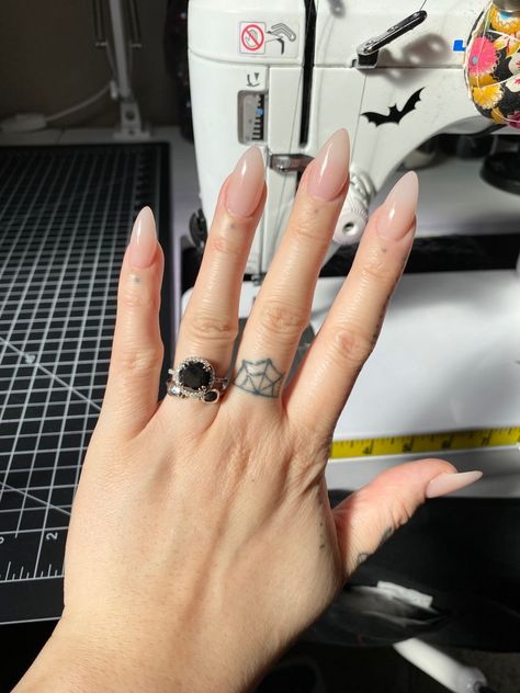 Acrylic nude opi gel stiletto nails claws Small Stilleto Nails, Stiletto Nude Nails, Neutral Stiletto Nails, Opi Bare My Soul, Nude Stiletto Nails, Acrylic Stiletto Nails, Bare My Soul, Neutral Nails Acrylic, Neutral Nail Color