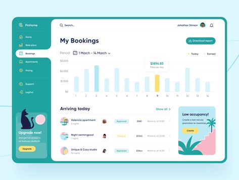 PinHome - Web application by Zoia Maltseva Interface Design Desktop, To Do App Design, Desktop Application Ui Design, Desktop App Design, Ui Design Web Application, Web Application Ui, To Do App, Web Application Design, Ui Ux 디자인