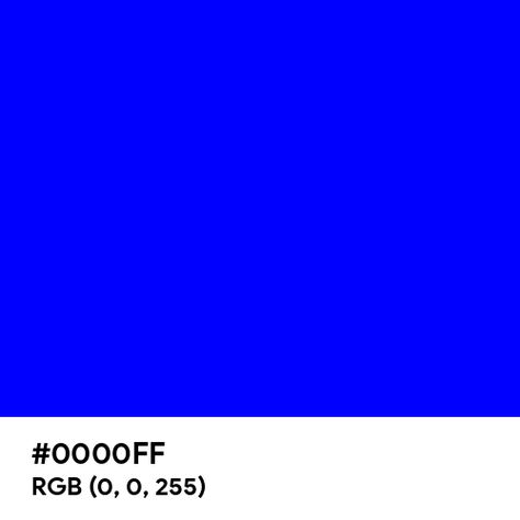 Blue color hex code is #0000FF Blue Color Hex, Blue Complementary Color, Blue Hex Code, Blue Cmyk, Literature Aesthetic, Split Complementary Colors, Blue Shades Colors, Rgb Color Wheel, Rainbow Palette