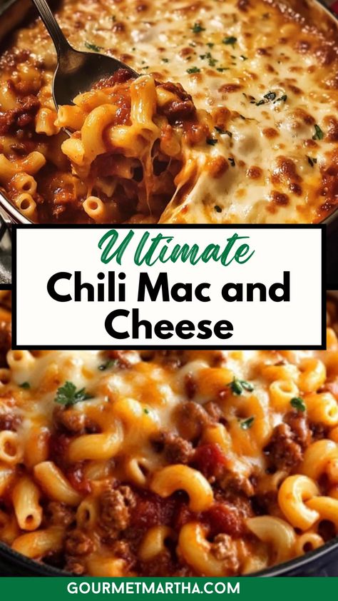 This rich and savory chili mac and cheese is the ultimate comfort food mashup! Creamy, cheesy pasta meets hearty, flavorful chili in one easy-to-make dish that’s perfect for family dinners or cozy gatherings. Make this dish tonight – grab the recipe #ChiliMacAndCheese #ComfortFood #EasyDinnerRecipe #CheesyPasta #FamilyDinners #OnePotMeals #FallRecipes #HeartyMeals #QuickDinner #PastaLove #CheeseLovers #WeeknightMeals #HomemadeComfort Dutch Oven Chilli, Chili Cheese Macaroni, Chili Mac Recipe Easy, Chilli Mac, Creamy Cheesy Pasta, Chili Mac Recipe, Slow Cooker Turkey Chili, Pineapple Bread, Bowl Of Chili