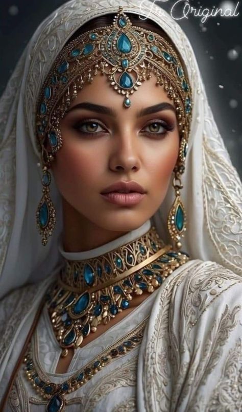 Queen Of Sheba, Natural Hair Growth Remedies, Arabian Beauty, Arab Beauty, Indian Photoshoot, Bridal Photoshoot, Fantasy Fashion, Face Art, Beautiful Eyes