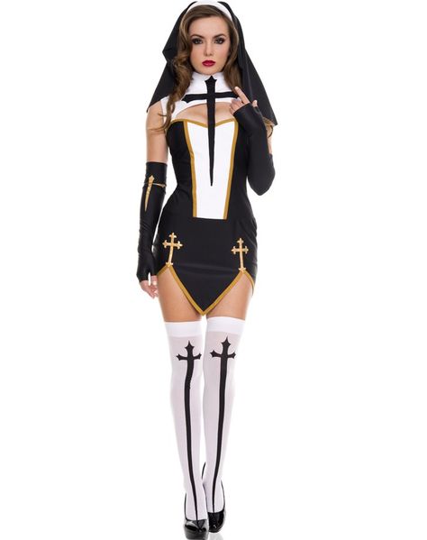 Pin for Later: 51 Halloween Costumes That Should Never Be Sexy Bad Nun Right, because nothing is sexier than a nun in her habit. Nun Costume, Carnival Halloween, Bad Habit, Costumes For Sale, Dress Gloves, Fancy Party, Fancy Dresses Party, Bad Habits, Halloween Costumes Women