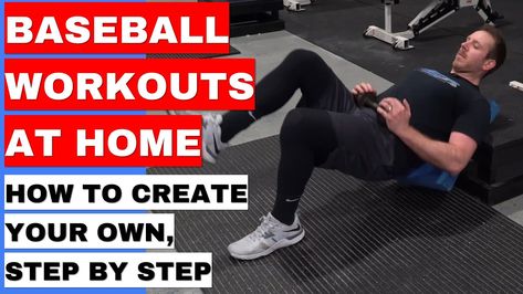 Workouts For Baseball Pitchers, Baseball Pitcher Workout Training, Baseball Training Workouts, Workouts For Baseball Players, Baseball Strength Training For Kids, Baseball Workouts Strength, Baseball Workouts For Kids, Baseball Drills At Home, At Home Strength Training