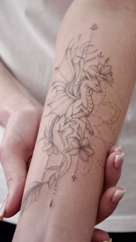 Tattoo Signature, Vintage Aesthetic Tattoos, Kitsune Tattoo, Child Tattoo, Bookish Tattoos, Timeless Tattoo, Feminine Tattoo Sleeves, Aesthetic Tattoos, Dragon Tattoo For Women