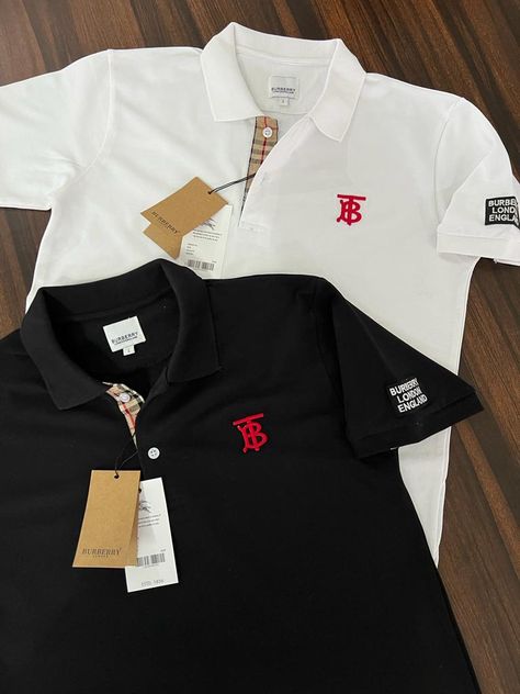 Polo Shirt Outfit Men, Ideal Male Body, Burberry Polo Shirt, Types Of Suits, Mens Luxury Lifestyle, Polo Shirt Outfits, Polo Shirts Men, Tshirt Design Men, Denim Shirt Men