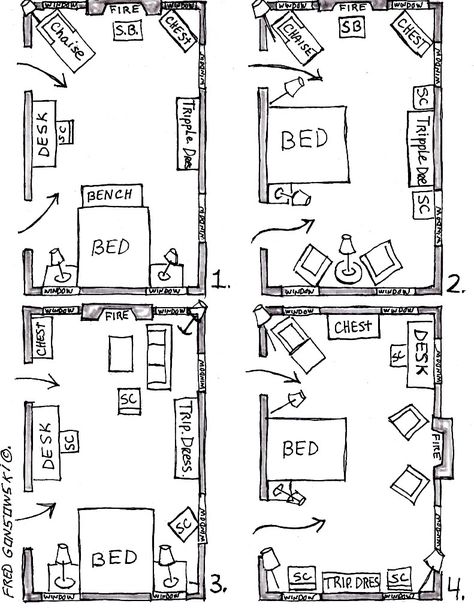 Bedroom Furniture Arrangement, Long Narrow Bedroom, Arranging Bedroom Furniture, Narrow Bedroom, Bedroom Arrangement, Bedroom Furniture Layout, Teen Girl Bedroom Ideas, Small Bathroom Renovations, Girl Bedroom Ideas