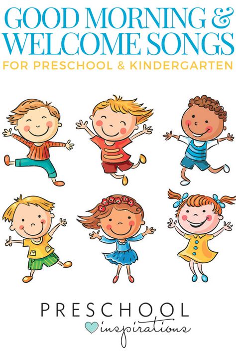 Welcome Songs For Preschool, Preschool Good Morning Songs, Welcome Song For Preschool, Good Morning Songs, Morning Meeting Songs, Songs Preschool, Preschool Inspirations, Songs For Preschool, Greeting Song