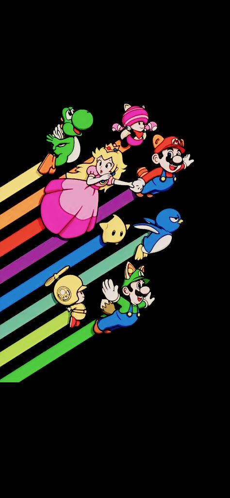 Super Mario Cartoon Art, Super Mario Phone Wallpaper, Mario Themed Wallpaper, Retro Mario Wallpaper, Nintendo Phone Wallpaper, Nintendo Background Wallpapers, Video Game Backgrounds Wallpapers, Mario Iphone Wallpaper, Mario Phone Wallpaper