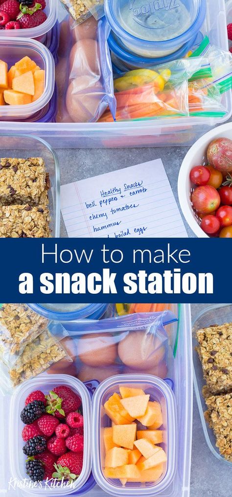 Grab And Go Snack Station, Weekly Snack Prep, Healthy Snack Station, Diy Snack Station, Snack Station, Healthy Snack Ideas, Beachbody Recipes, Healthy Eating Snacks, Snack Prep