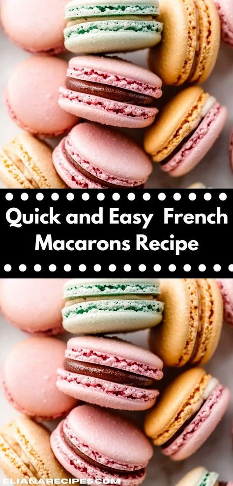 Craving a delightful treat? This Beginner’s Guide to French Macarons is your ticket to sweet success. With vibrant flavors and easy steps, it’s perfect for family gatherings or special occasions. Beginner Macarons, Simple Macaroons Recipe, Easy Macaroon Recipes For Beginners, Beginner Macaron Recipe, Easy Macarons For Beginners, Macaroons Recipe For Beginners, Recipe For Macaroons, Macaroons Recipe Easy, Macarons For Beginners