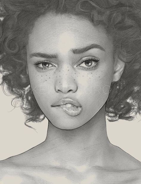 African Drawings, Female Face Drawing, Female Drawing, Monday Mood, Raised Eyebrow, Black Art Pictures, Black Love Art, Afro Art, Woman Drawing