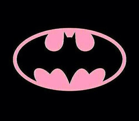 Pink Batman, Cute Logo, The Batman, Hello Kitty, Batman, Kitty, Pink, Black