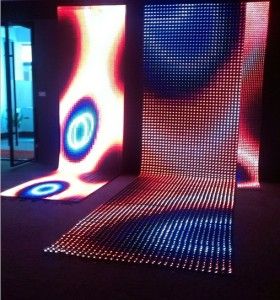 Led Net Lights, Led Mesh Screen, Led Screen Wall Design, Led Screen Design, Jon Rafman, Led Curtain Lights, Led Video Wall, Stage Background, Led Curtain