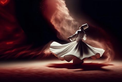 Whirling dervish performing sema ceremon... | Premium Photo #Freepik #photo #flamenco #dance #dancer-silhouette #classical-dance Dance Career, Sufi Art, Dancer Silhouette, Whirling Dervish, Classical Dance, Doodles Drawings, Cute Doodles Drawings, Dance Art, Doodle Drawings