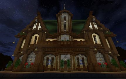 Minecraft School Aesthetic, Minecraft Medieval School, Minecraft Houses Dark Academia, Minecraft Boarding School, Dark Academia Boarding School, Minecraft School Building Ideas, Medieval School, Minecraft Dark Academia, Minecraft School Building