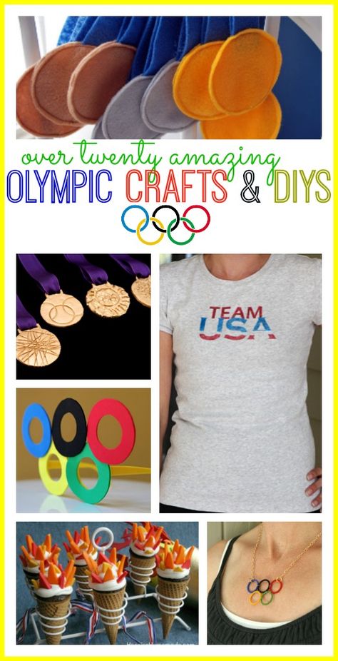 Olympic Crafts Vbs Olympics, Olympics Decorations, Olympic Games For Kids, Olympic Idea, Summer School Activities, Olympic Crafts, Olympic Flag, Olympic Theme, Olympic Party