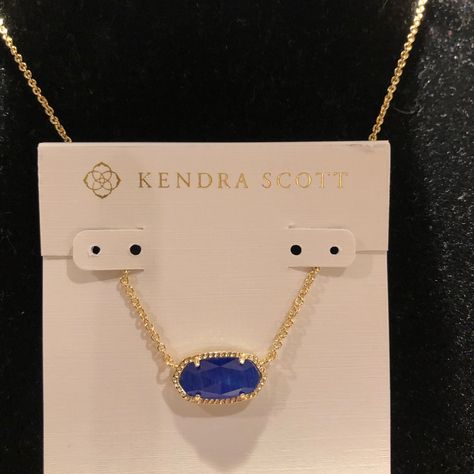 Kendra Scott Necklace; New, Never Used. Also Have The Earrings For This Set. Navy Kendra Scott Necklace, Dark Blue Kendra Scott Necklace, Blue Kendra Scott, Preppy Necklaces, Jewelry Kendra Scott, Birthday Freebies, Preppy Jewelry, Cheer Outfits, Kendra Scott Necklace