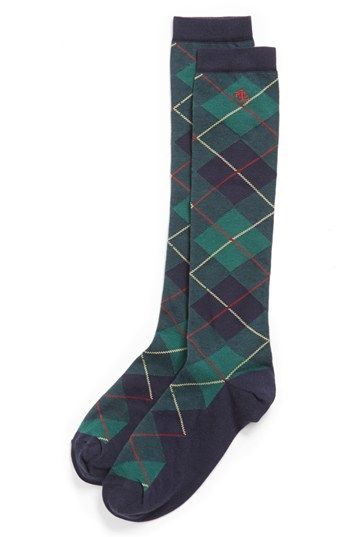 Ralph Lauren Argyle Plaid Knee High Socks Argyle Socks, Southern Ladies, Prep School, Knee Socks, Knee High Socks, Tartan Plaid, High Socks, Knee High, Tartan