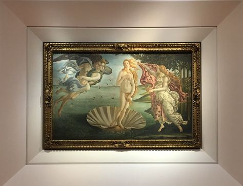 Venus One Day In Florence, Venus Of Milo, Venus Painting, Birth Of Venus, Classical Mythology, Sandro Botticelli, Uffizi Gallery, Caravaggio, Old Master