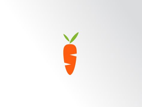 Carrot + Letter S Logo Design Concept by brandzum on Dribbble Letter S Logo Design, Letter S Logo, Brochure Design Creative, Logo Design Concept, Music Logo Design, Vegan Tattoo, 50% Logo, Inspiration Logo Design, S Logo Design