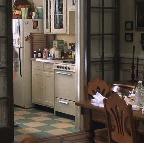 Furniture, Room, Property, Building, Interior design, Floor, Home, Table, Cabinetry, Door, Meg Ryan Youve Got Mail Apartment, Meg Ryan Apartment, Youve Got Mail Interior, Meg Ryan’s Apartment In You’ve Got Mail, 20 Something Apartment, You Got Mail Aesthetic, Meg Ryan Aesthetic, You Got Mail, Nora Ephron Interiors