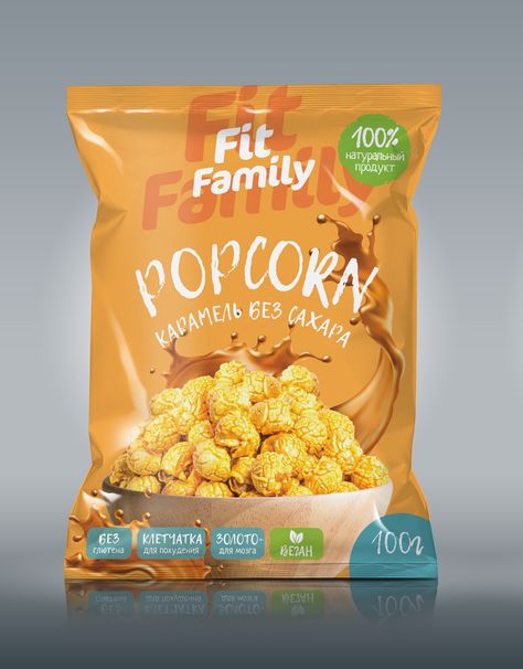 packaging design popcorn on Behance Popcorn Branding Design, Jaggery Packaging Design, Makhana Packaging Design, Popcorn Packaging Design, Plastic Packaging Design, Popcorn Dessert, Popcorn Packaging, Snack Packaging, Shelves Decor