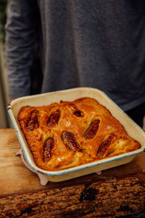 Vegan Toad In The Hole Avant Garde Vegan, Gaz Oakley, Yorkshire Pudding Batter, Toad In The Hole, Vegan Gravy, Egg Replacer, Yorkshire Pudding, Vegan Sausage, Vegan Christmas