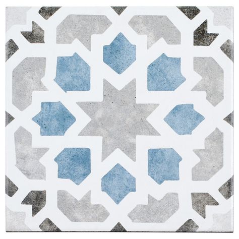 Villa Lagoon Tile, Lake House Bathroom, Outdoor Patio Space, Geometric Flower, Accent Tile, Commercial Flooring, Porcelain Flooring, Floor Patterns, Tile Samples