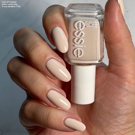 Oatmeal Nail Color, Tan White Nails, Oatmeal Nails, Cream Colored Nails, Cream Manicure, Tan Nail Polish, Nails Cream, Cream Nail Polish, Taupe Nails