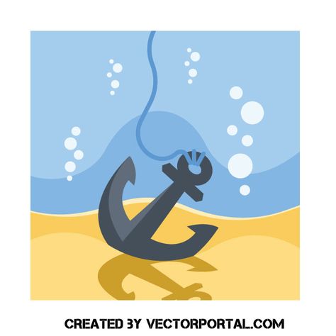 Anchor Vector, Sea Vector, Bottom Of The Sea, Hot Wheels Garage, Ship Anchor, Cartoons Png, Preppy Wallpaper, Free Vectors, Site Design