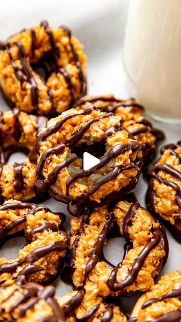 Bake Videos, Tawnie Graham, Samoas Cookies, Krolls Korner, Cooking Videos Tasty, Thing To Bake, Samoa Cookies, Triple Chocolate Cookies, The Perfect Cookie