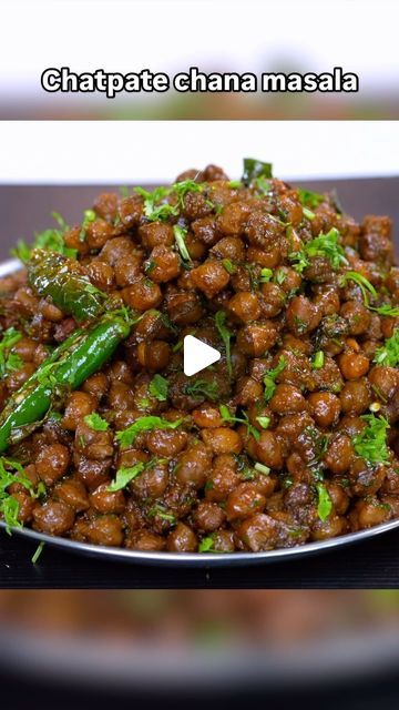 Sheetal on Instagram: "Chatpate chana masala | Prasad chana sabji  Detail recipe check my YouTube channel Sheetal kitchen - Hindi on YouTube   #chanamasala #sukhachana #sheetalkitchen #recipe #reelsinstagram #reels #reelitfeelit #reelsvideo #reelsindia #reelsindia #reelkarofeelkaro #reelviral #reeltrending #recipeoftheday" Chana Masala Recipe Videos, Chaat Masala Recipe, Black Chana Recipe, Channa Recipe, Chana Chaat Recipe, Chole Recipe, Chana Masala Recipe, Chana Recipe, Chaat Recipe