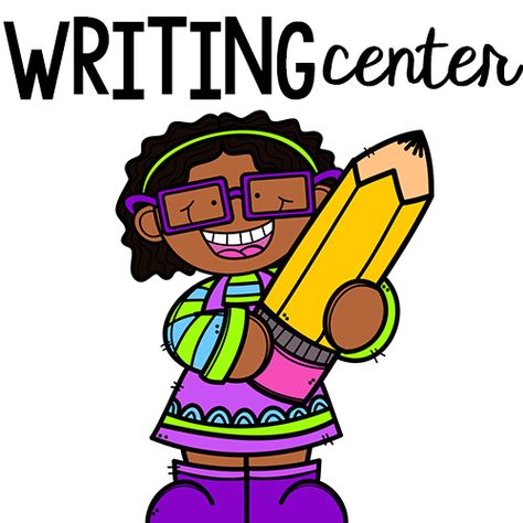 blog — Lovely Commotion Kindergarten Writing Center, Classroom Center Signs, Writing Center Preschool, Pre-k Writing, Summer School Crafts, Writing Center Kindergarten, Writing Center Activities, Creative Clips, Creative Clips Clipart