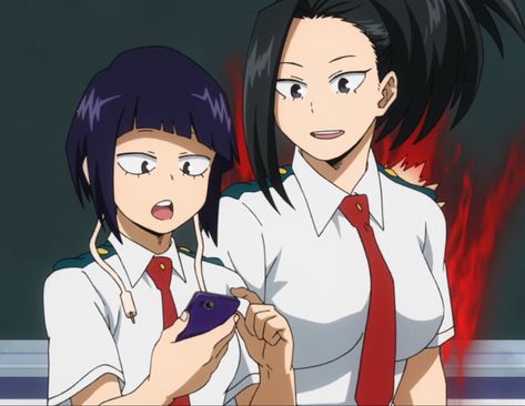 Jirou And Momo, Jiro X Momo, Momo Jirou, Momo X Jirou, Arte Heavy Metal, Kyoka Jirou, Mha Screencaps, Kyouka Jirou, Couples Cosplay