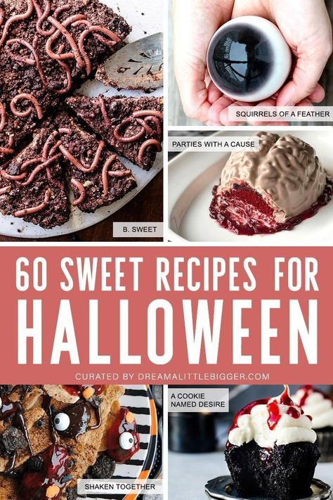 Gross Halloween Desserts, Gross Candy, Savory Halloween Food, Gross Halloween Foods, Halloween Dessert Recipes, Interesting Cookies, Halloween Sandwiches, Halloween Cheesecake, Pumpkin Cupcake Recipes