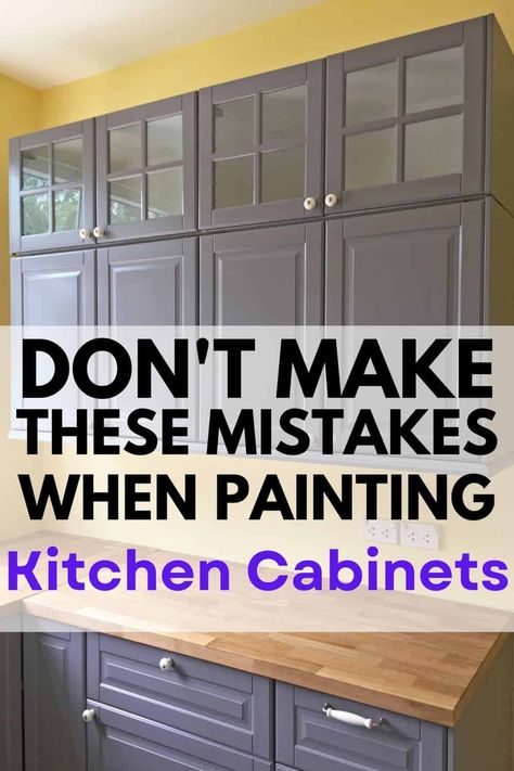 Save money by skipping the expensive kitchen renovation by using this step by step tutorial on how to paint kitchen cabinets for a smooth finish. This is a budget-friendly way to makeover your kitchen #kitchen #cabinets #painting #budget #DIY Rustic Bedroom Inspiration, Kitchen Budget, Repainting Kitchen Cabinets, Expensive Kitchen, Diy Kitchen Hacks, House Painting Tips, How To Paint Kitchen Cabinets, Redo Kitchen Cabinets, Budget Living Room Decor