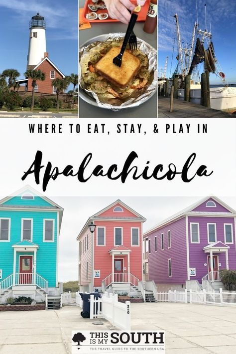 Use this travel guide from This Is My South to plan a weekend getaway to Apalachicola and St. George Island. We give you lots of fun things to do, great restaurants, and comfortable accommodations. A weekend in Apalachicola and St. George Island is the ideal Old Florida experience with fresh seafood and history. Apalachicola Florida, St George Island Florida, Southern Usa, Interesting Activities, Saint George Island, St George Island, Southern Travel, Bucket List Vacations, Florida Destinations