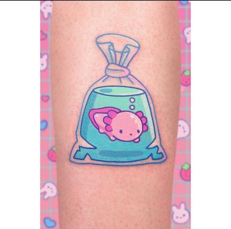 Funky Tattoos, Kawaii Tattoo, 4 Tattoo, Sweet Tattoos, Cute Little Tattoos, Cute Tiny Tattoos, Tatuaje A Color, Tattoo Style Drawings, Tattoo Art Drawings