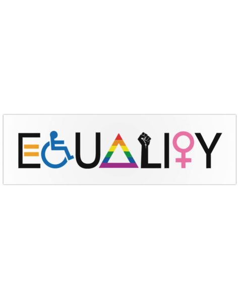 Equality Symbol, Eco Club, Feminist Clothing, Equals Sign, Powerful Messages, Feminist Clothes, Equal Opportunity, Symbol Logo, Severe Weather