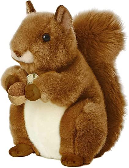 Aurora World Miyoni Squirrel Rusty Plush (Red Squirrel) : Toys & Games Squirrel Toys, Squirrel Plush, Black Squirrel, Grey Squirrel, Lightning Thief, Target Kids, Enchanted Wood, Plush Collection, Baby Shower Woodland Theme