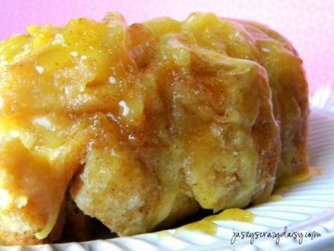 Orange Monkey Bread - Jasey's Crazy Daisy Orange Monkey Bread, Coconut Pineapple Cake, Orange Roll, Caramel Sticky Buns, Orange Monkey, Butter Roll, Overnight Breakfast Casserole, Sunday Dinners, Orange Rolls