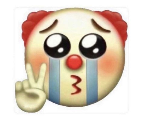 Memes Pictures Mood, Clown Meme, Custom Emoji, Custom Emojis, Emoji Memes, Emoji Stickers Iphone, Emoji Drawings, Emoji Wallpaper Iphone, Emoji Design