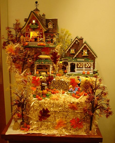 Halloween images Halloween Village wallpaper photos (2833301) Cute Halloween Village, Dept 56 Halloween Village Display, Thanksgiving Village, Fall Village Display Ideas, Thanksgiving Village Display, Disney Halloween Village Display, Department 56 Snow Village, Fall Village Display, Fall Village