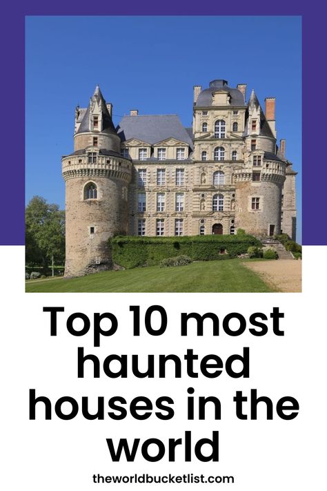 These are the ten most haunted houses in the world.👻 Famous Haunted Houses, Haunted Castles, Real Haunted Houses, Vlad The Impaler, Horror Tale, Creepy Houses, Castles In Ireland, Haunted Castle, Most Haunted Places