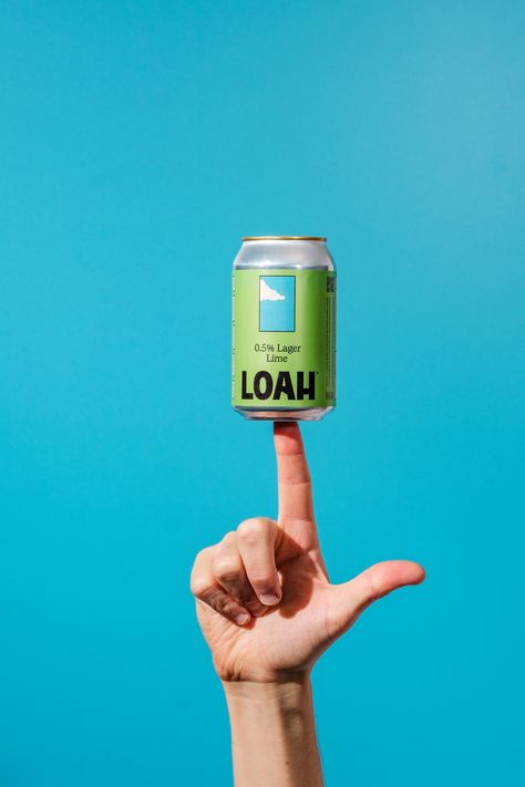 Loah Beer Co. — fred trevor design Drink Can Product Photography, Craft Beer Aesthetic, Beer Photography Photo Ideas, Beer Can Photography, Beer Product Photography, Craft Beer Photography, Drink Photoshoot, Beer Photoshoot, Beer Shots