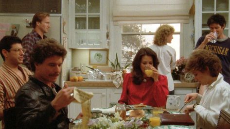 10 Memorable Facts About The Big Chill | Mental Floss Jobeth Williams, Mommy Kissing Santa Claus, Tom Berenger, The Big Chill, William Hurt, Kevin Kline, Big Chill, Origin Story, Mid Life Crisis